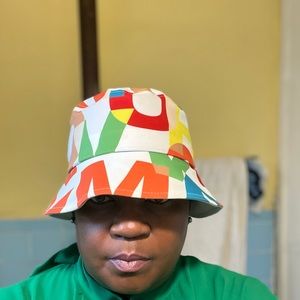 Bright Block color Cotton Bucket Hat  $16